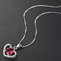 Eternal Love Heart Pendant - 925 Sterling Silver