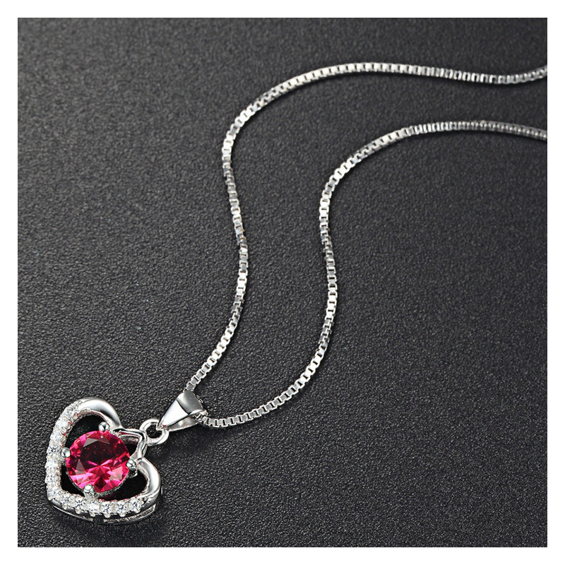 Eternal Love Heart Pendant - 925 Sterling Silver