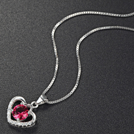 Eternal Love Heart Pendant - 925 Sterling Silver