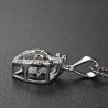 Queen Crown Heart Necklace - 925 Sterling Silver
