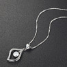 Eternal Teardrop Pendant - Sterling Silver 925