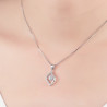 Eternal Teardrop Pendant - Sterling Silver 925