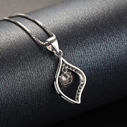 Eternal Teardrop Pendant - Sterling Silver 925