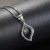 Eternal Teardrop Pendant - Sterling Silver 925